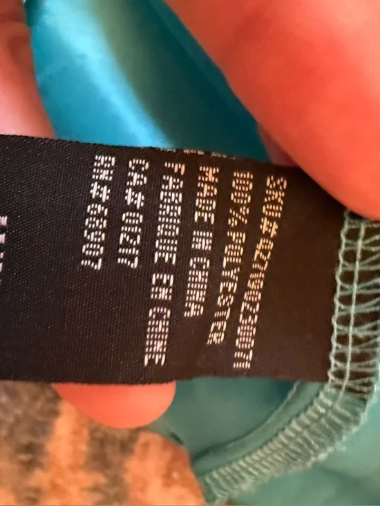 VTG Le Château Y2K Whimsigoth Teal & Black Mesh Embroidered Midi Dress M - Picture 14 of 15